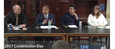 UNE Constitution Day panel