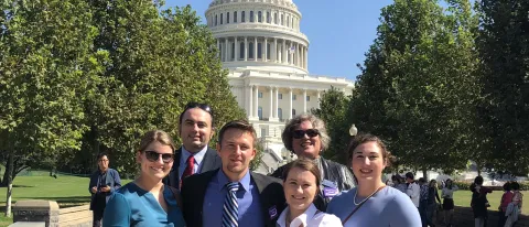 UNE Occupational Therapy Students meet with members of Congress on Capitol Hill 