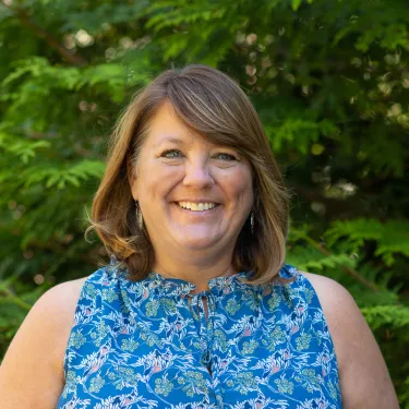 Headshot of U N E employee Krysten Gorrivan