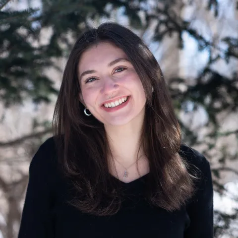 Portrait of U N E student Emily Hedegard