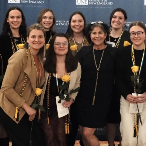 MSOT Class of 2027 PTE Inductees and Carol Lambdin-Pattavina