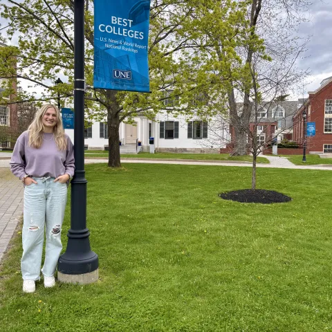 Brittany Conley traveled across the country to Maine to earn her degree, but she now hopes to bring her expertise back home to the Choctaw Nation in Oklahoma 