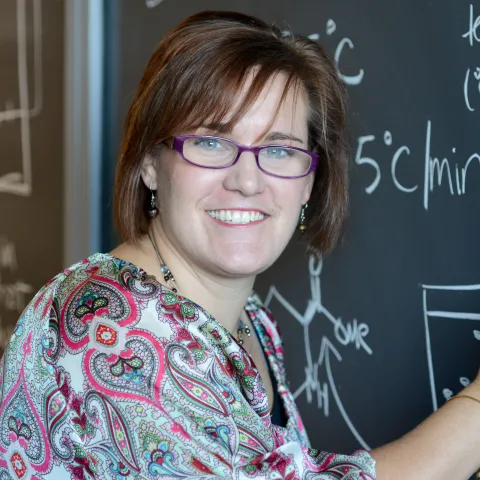 Amy Deveau, associate professor and assistant chair of the Department of Chemistry and Physics
